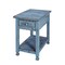 Alaterre Furniture Country Cottage Chairside Table, Blue Antique Finish ACCA13BA - alternate 1